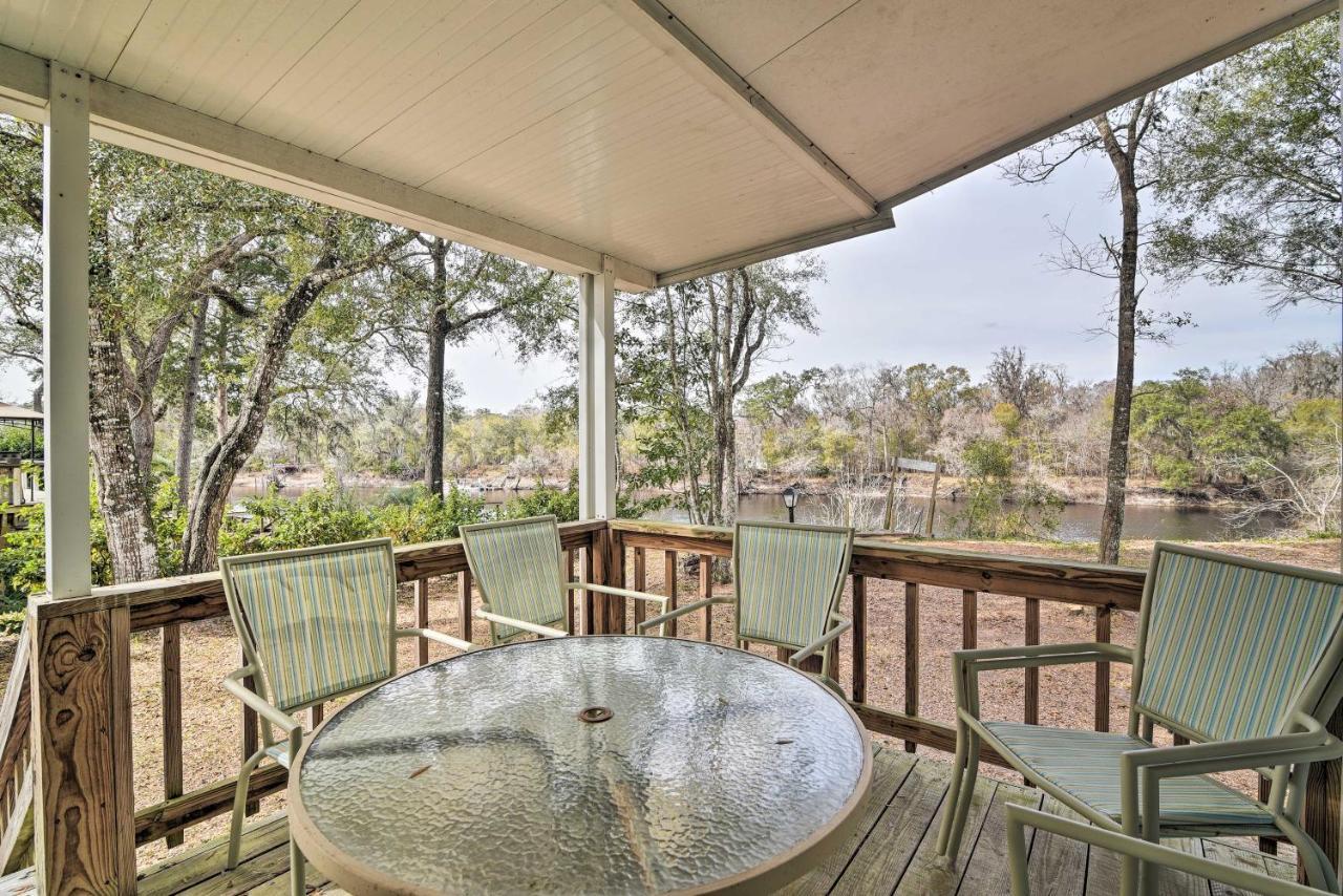 Fishing Paradise With Deck On Suwannee River Branford エクステリア 写真